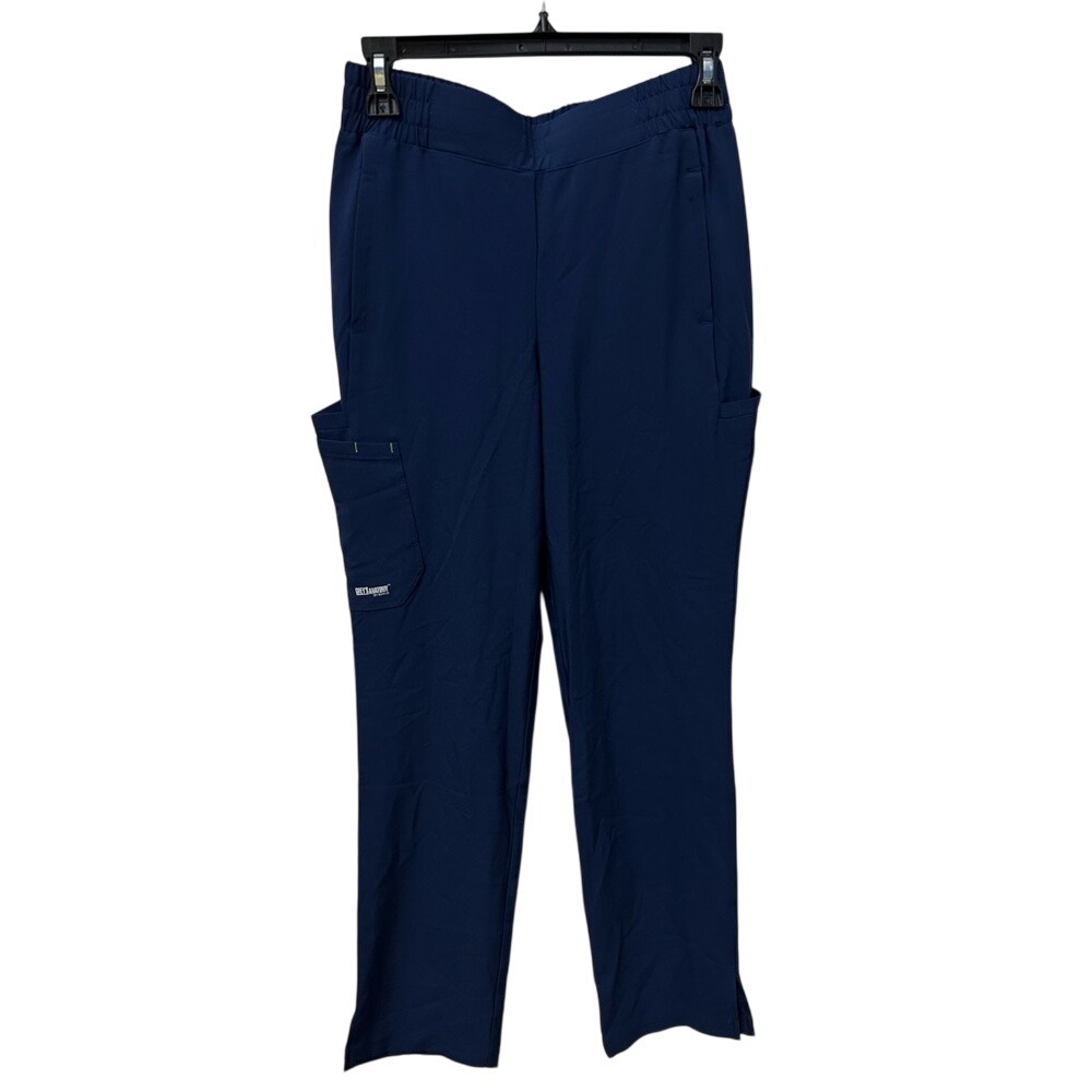 Grey's Anatomy Scrub Pants XS Indigo Blue 6-Pocket Taper Leg NEW